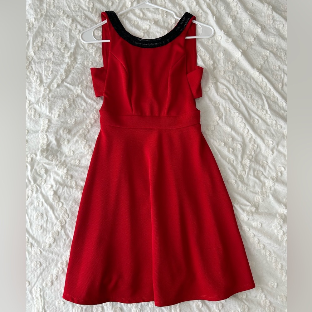 XOXO Red and Black Formal Dress